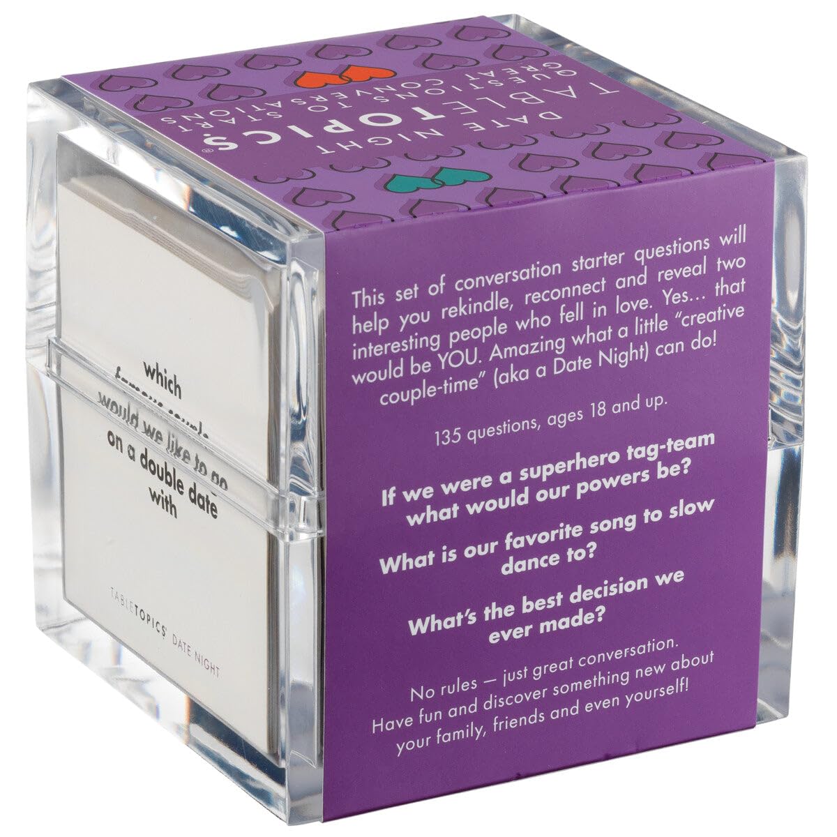 Valentine's Day themed Date Night gift box for couples.