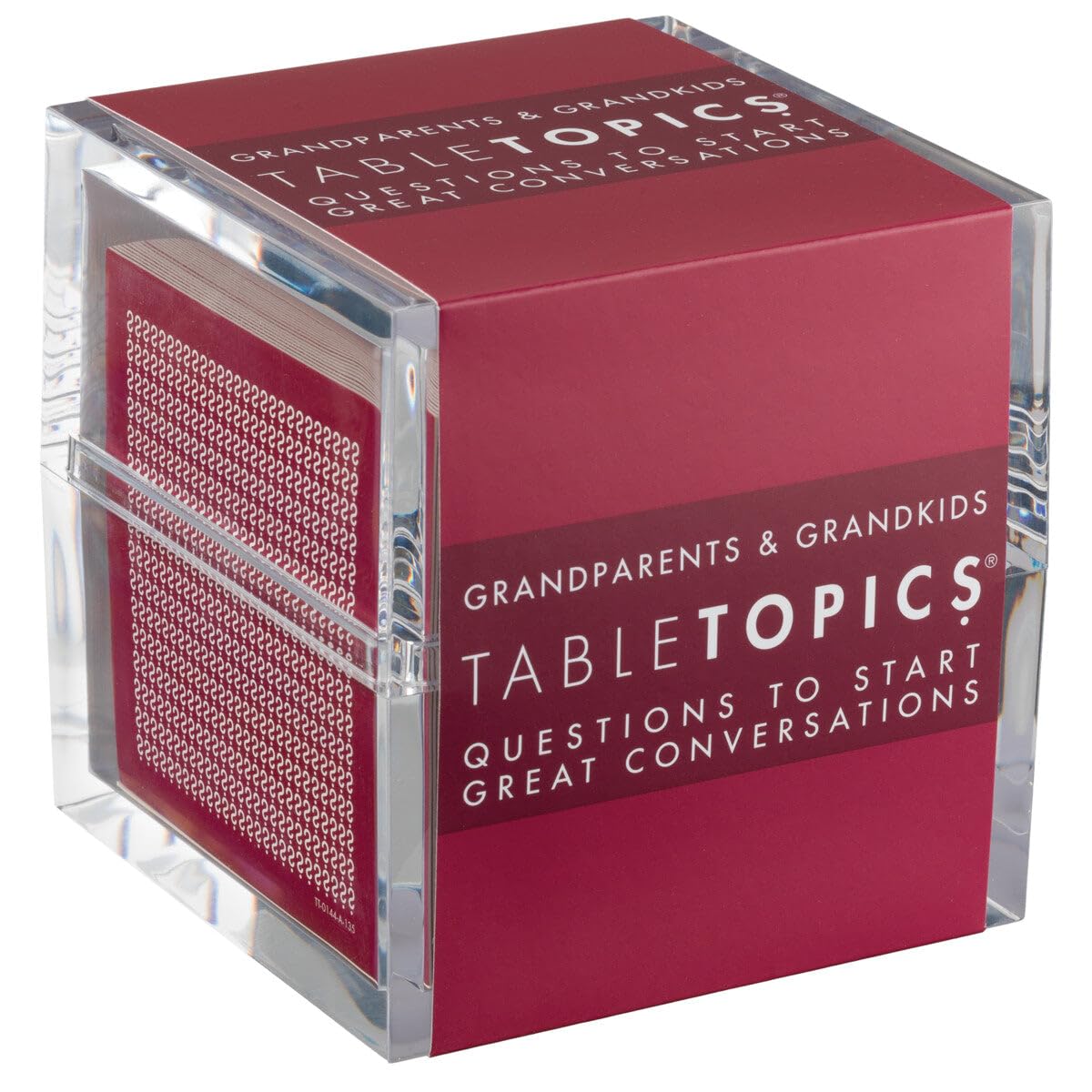 TableTopics cards on table spark bonding across generations during family time.