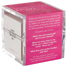 TableTopics Gratitude 135 questions inviting reflection during family time.