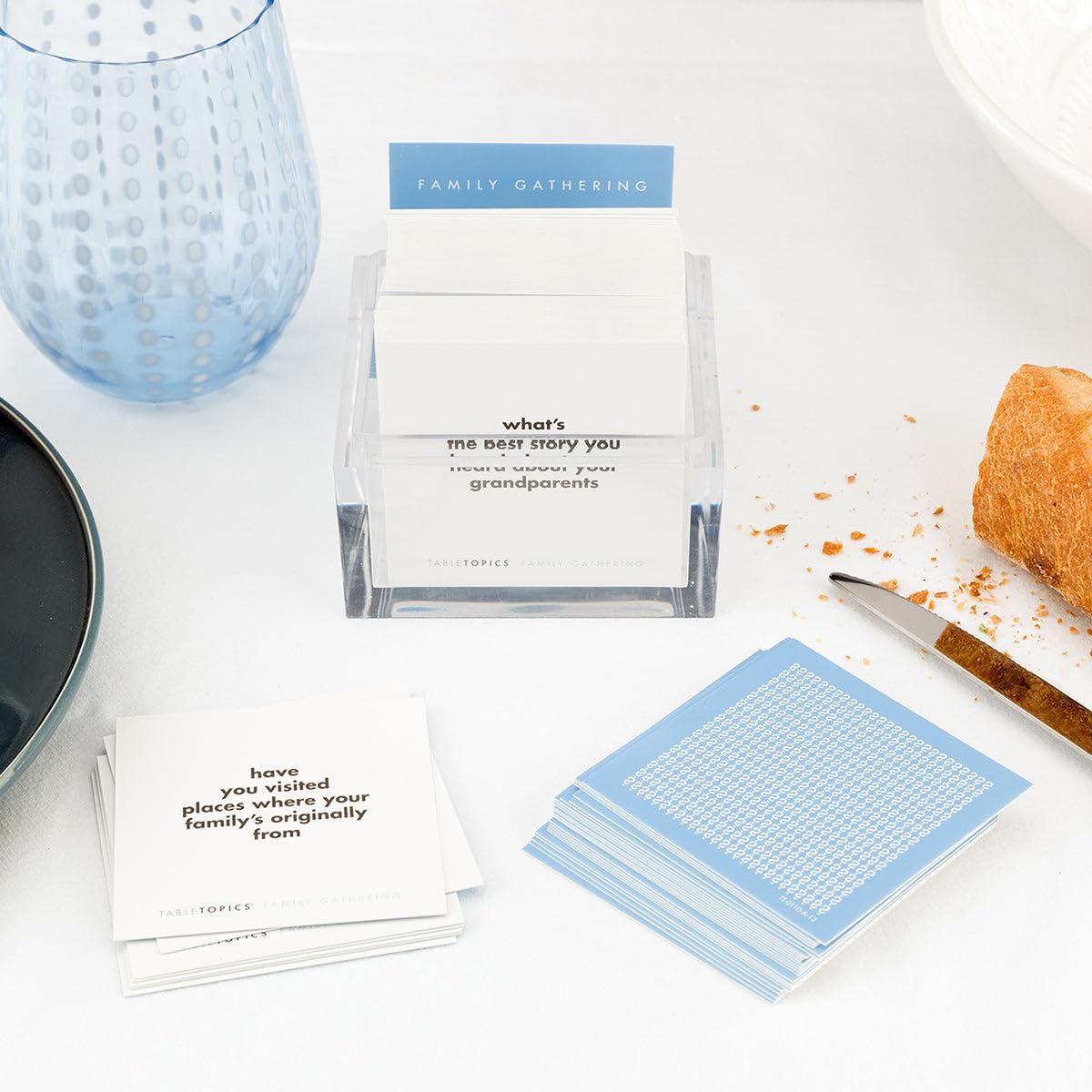 TableTopics holiday reunion cards bring warm memories to life.