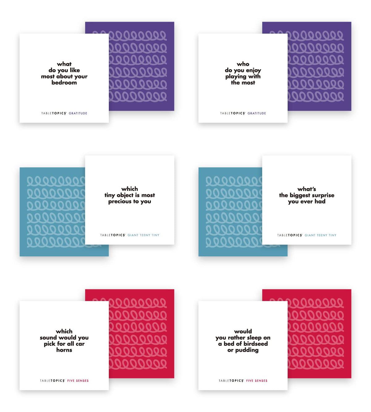 TableTopics Kids 120-card pack provides plenty of questions for groups