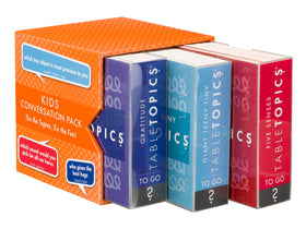 TableTopics Kids boxed set with three topics supports classroom icebreakers
