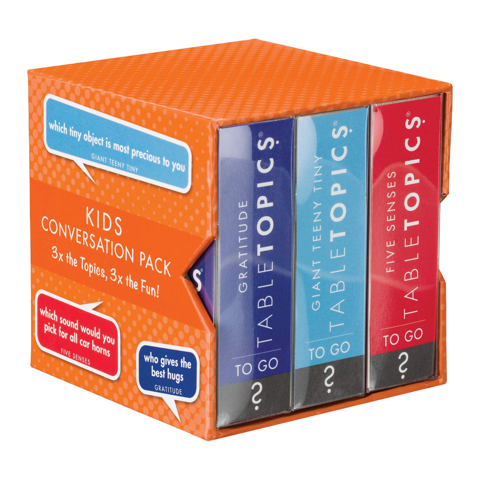 TableTopics Kids question cards spark family dinner conversations and curiosity