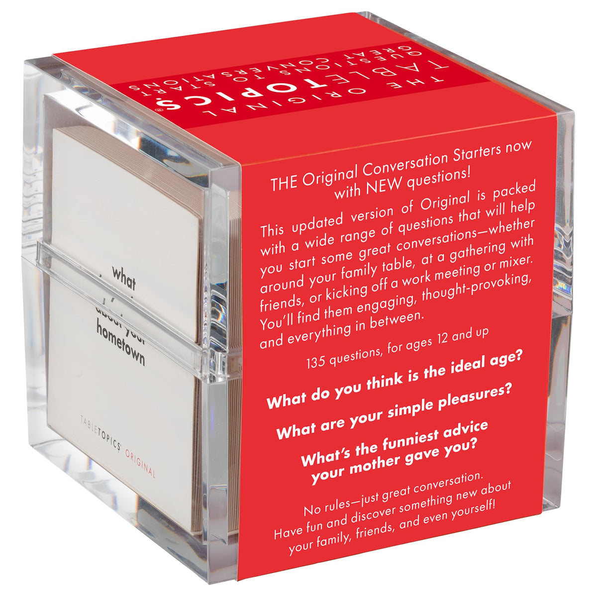 TableTopics sample icebreaker questions to spark lively dialogue