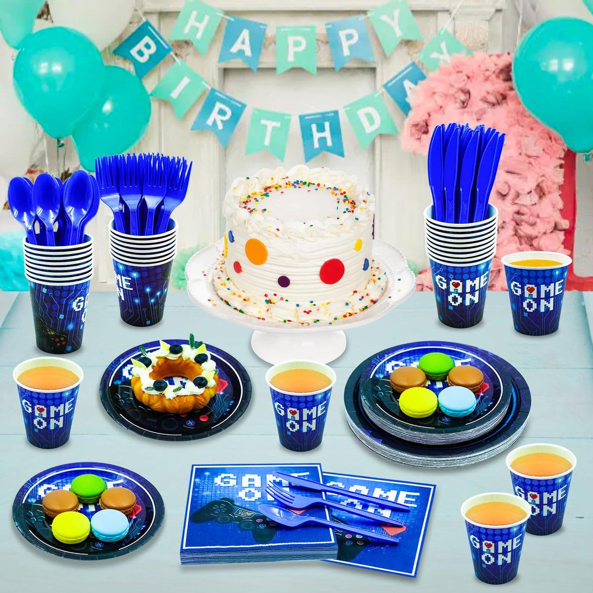 TabreMstr video game party spoons for serving and snacking