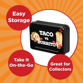 Taco vs Burrito cards spread demonstrates quick setup and replay value