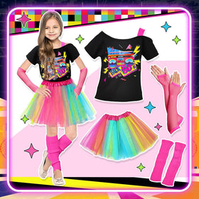 Tacobear 80s costume set leg warmers, comfy warmth for dancing
