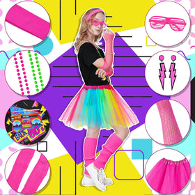Tacobear 80s tutu skirt with elastic belt for easy movement