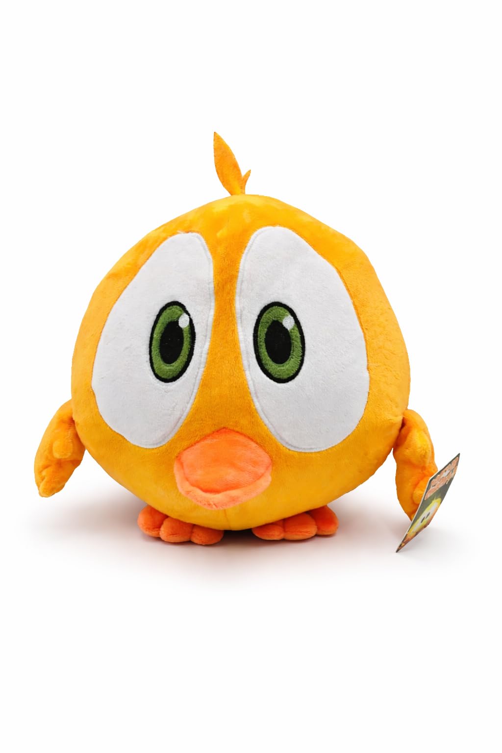 Tacumo Where's Chicky plush toy overview shows a cuddly, kid-friendly companion.