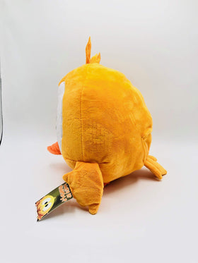 Tacumo Where's Chicky plush toy size 12 inches demonstrates portable presence.