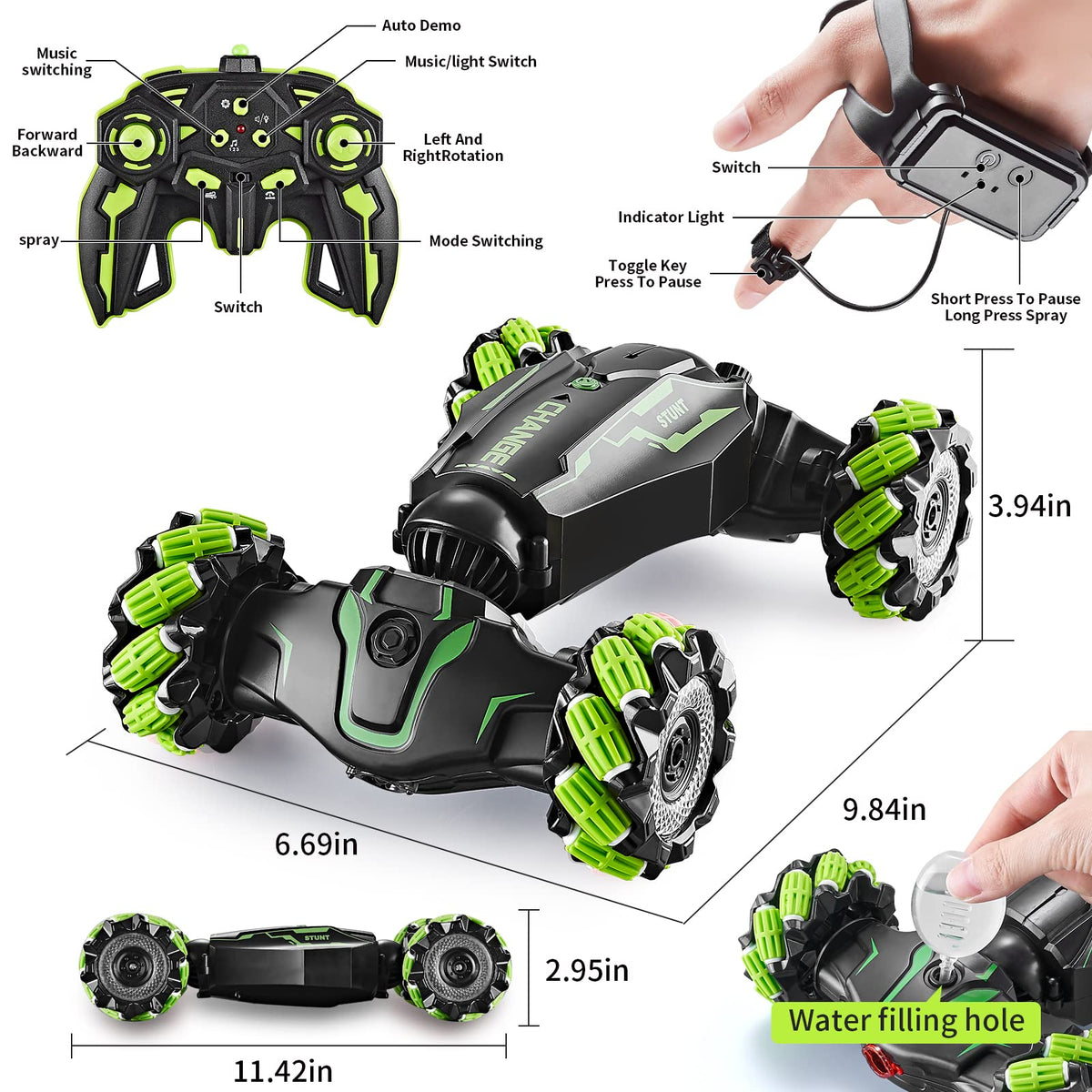 TADOZIC 4WD monster truck proving terrain durability on varied ground.