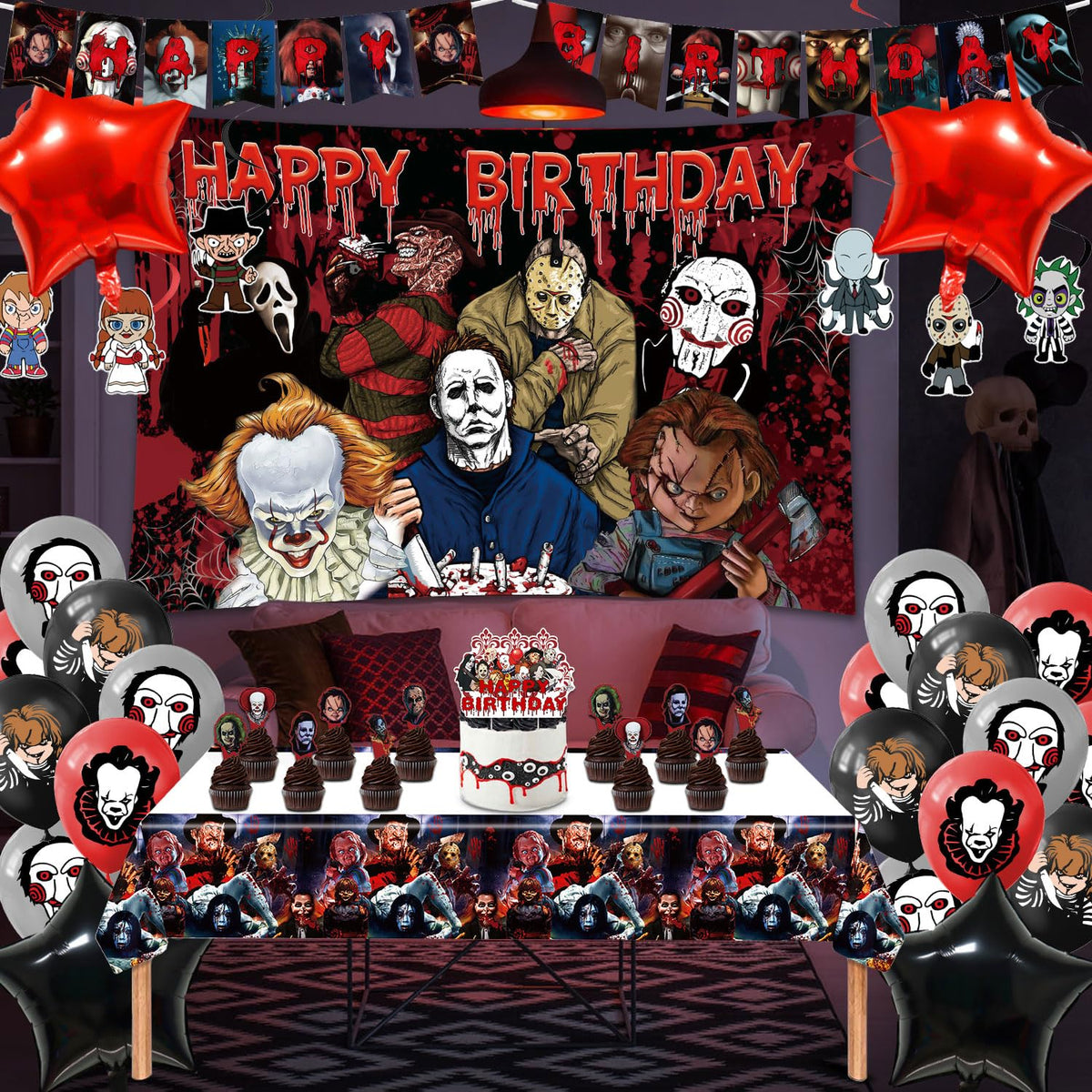 Taeku latex balloons twelve inch inflated for classic haunted look