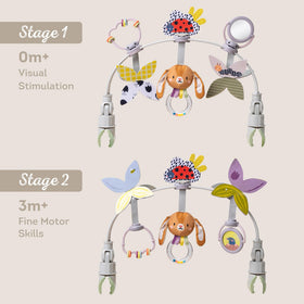 Taf Toys Baby Arch bunny crinkling ears for tactile exploration