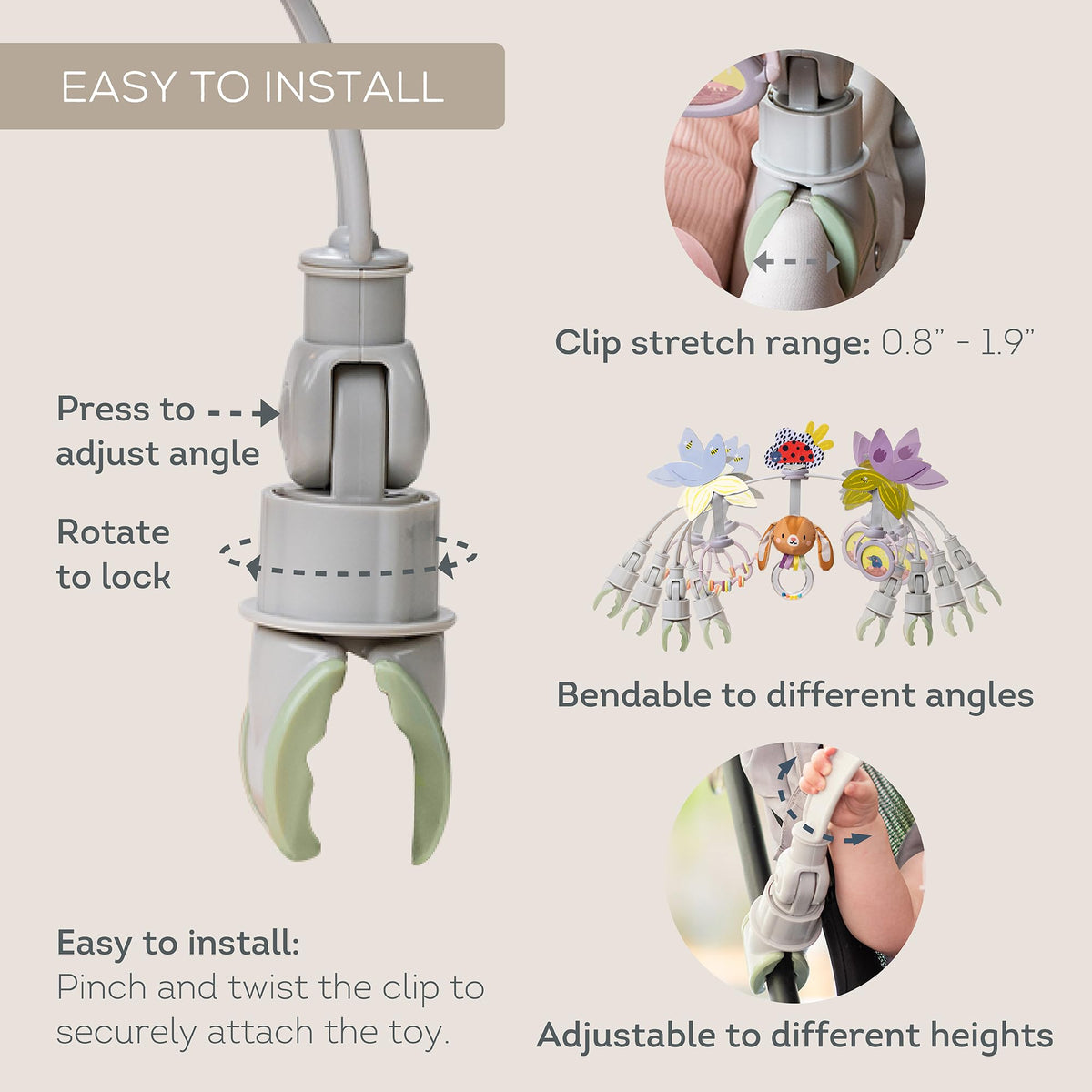 Taf Toys Baby Arch car seat attachment for portable play