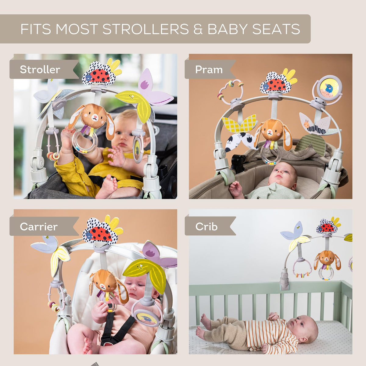 Taf Toys Baby Arch double-sided mirror for visual tracking