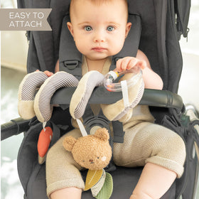 Taf Toys Bear Hug Spiral is a compact travel toy for trips.