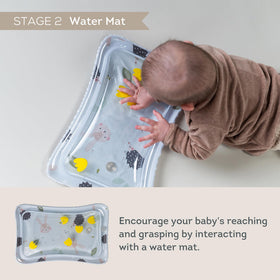 Taf Toys high-contrast patterns to attract newborn gaze during tummy time