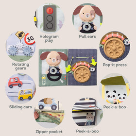 Taf Toys busy-book-15-activities diverse toddler activities