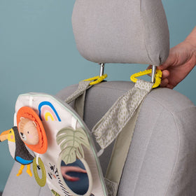 Taf Toys quick two-minute assembly for stress-free setup before car trips