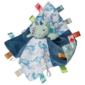 Taggies Drax Dragon lovey blanket combo offers cozy security for baby cuddles.