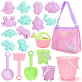 Tagitary beach shell bag keeps toys organized for easy beach days