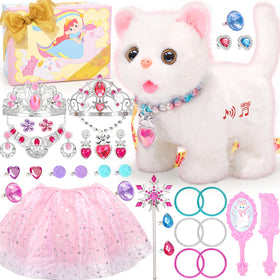 Tagitary plush talking cat in box, gift-ready presentation for imaginative play.