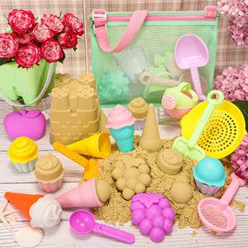 Tagitary sand tools with sifter promote hands-on exploration and fine motor skills.