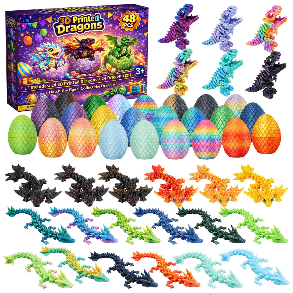 TAHAVICE dragon egg exterior display shows vibrant colors for desk decor.