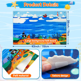 Taika Ocean Felt penguin piece helps children imagine adventures.