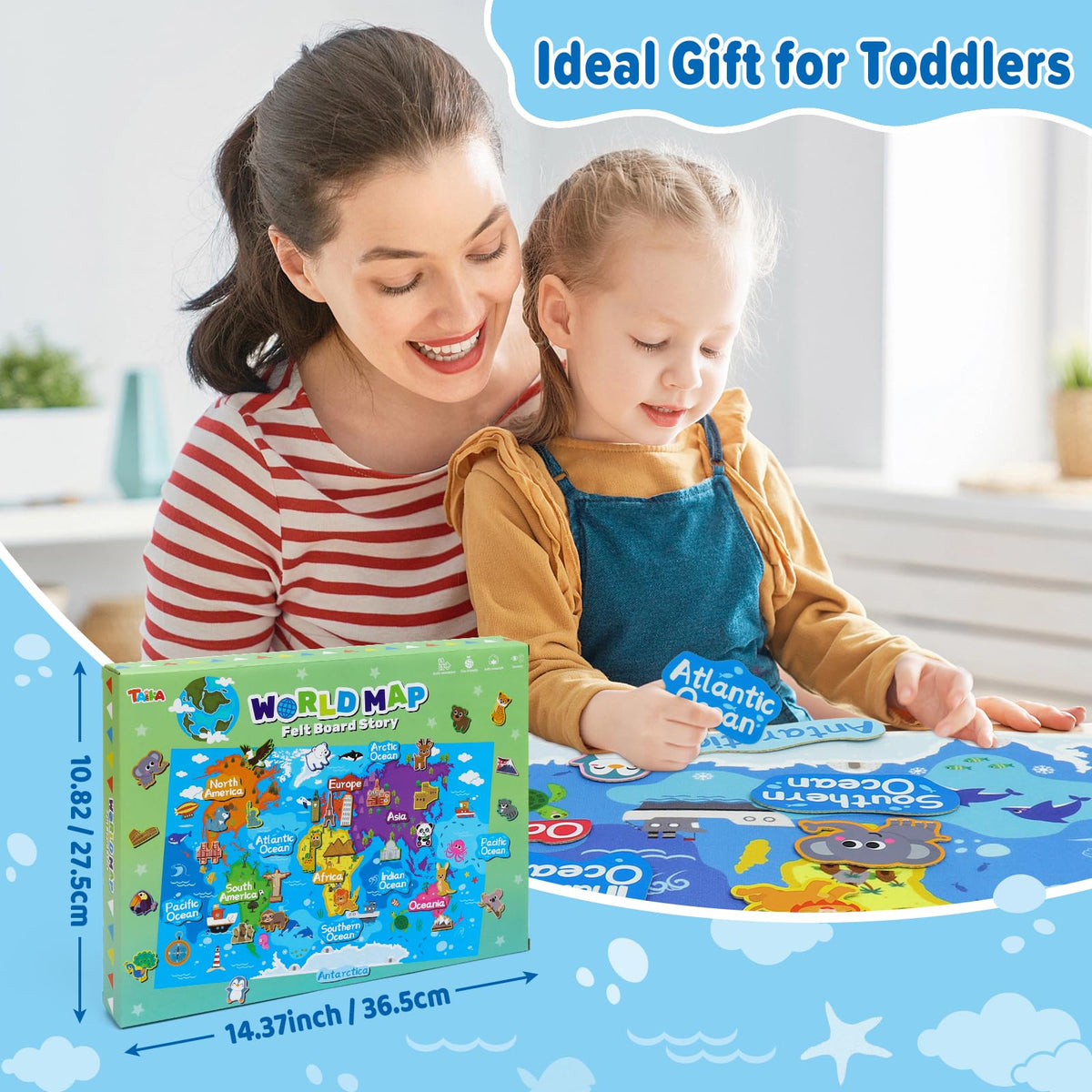 Taika World Felt Set durable felt board pieces