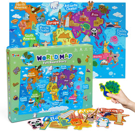 Taika World Felt Set gift box and easy carry packaging