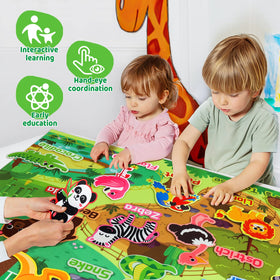 Taika Zoo giraffe figure supports animal recognition during play