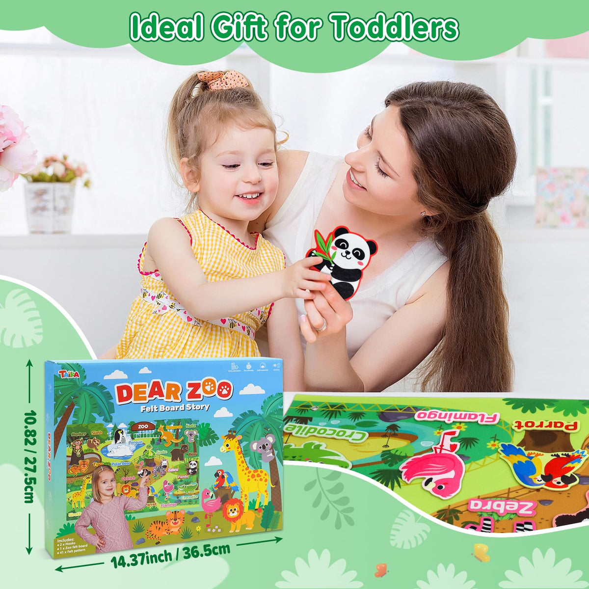 Taika Zoo tiger figure adds energy to role-play activities