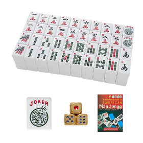 TAIKULA American Mahjong ivory tiles for authentic gameplay and comfortable handling.