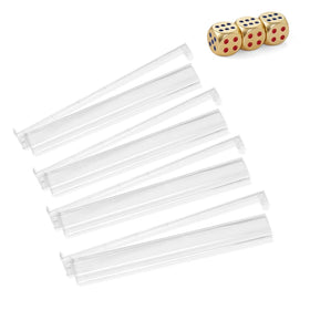 TAIKULA Mahjong racks with pushers in clear acrylic for easy tile organization