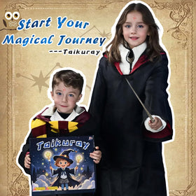 Taikuray tie and necklace set adds polished detail to magical outfits.