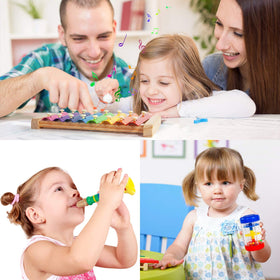 Taimasi wooden castanets help kids explore beat.