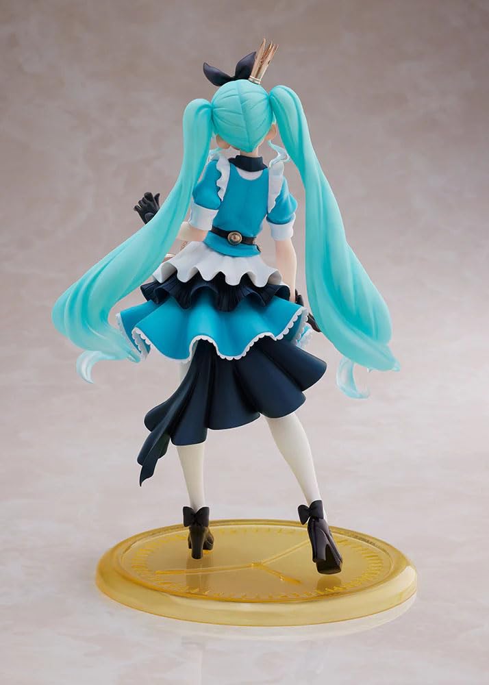 Face sculpt of Taito Hatsune Miku Princess AMP Figure Alice ver captures playful charm