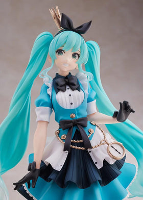 Official packaging box for Taito Hatsune Miku Princess AMP Figure Alice ver
