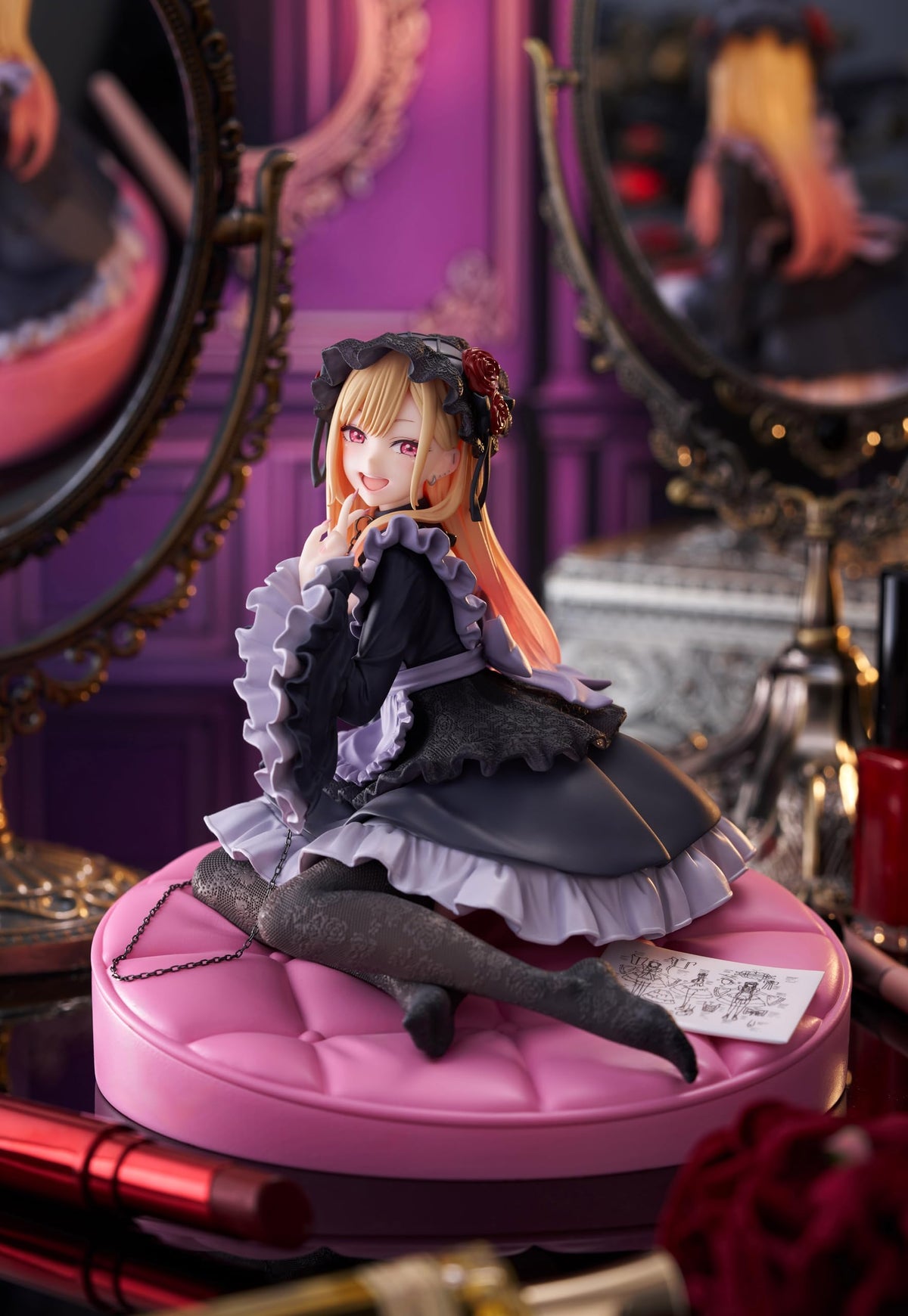 Marin Kitagawa AMP+ figure in dynamic pose, ideal for shelf display