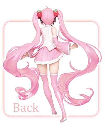 Taito Project Diva Hatsune Miku Sakura Version figure back view for shelf display.