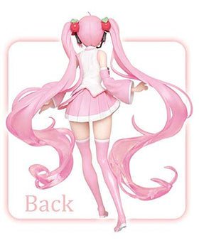 Taito Project Diva Hatsune Miku Sakura Version figure back view for shelf display.