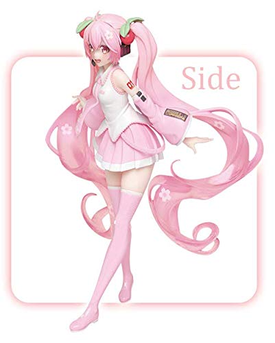 Taito Hatsune Miku Sakura Version 7-inch figure side pose highlights collectible charm.