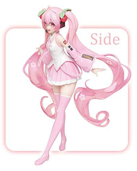 Taito Hatsune Miku Sakura Version 7-inch figure side pose highlights collectible charm.