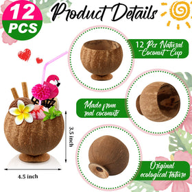 Taiyin Hawaiian luau decor cups for festive poolside celebrations.