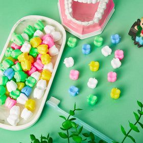 Taiyin tooth saver box white provides simple storage for tiny teeth.