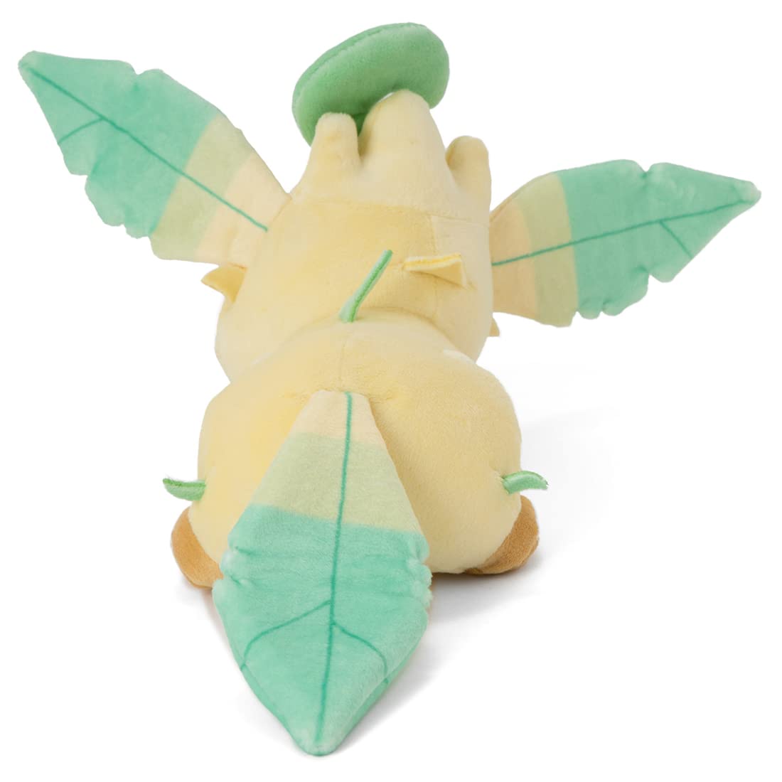 TAKARA TOMY Arts Pokemon Suyayuya Leafeon plush back view for a complete collector display