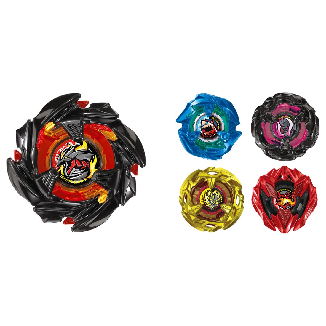 Takara Tomy Beyblade X BX-48 Random Booster Vol. 9 cover art shows deluxe blades.