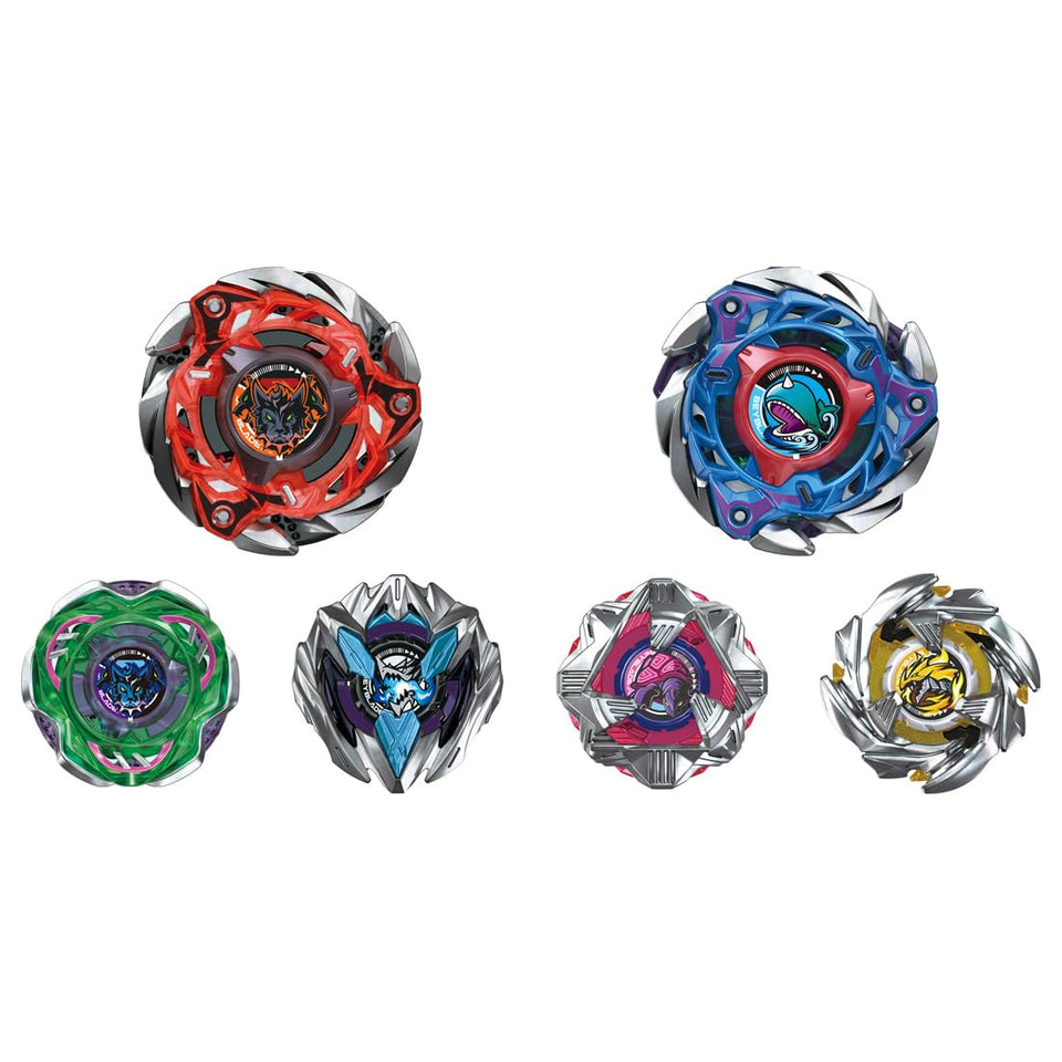 Takara Tomy Beyblade X random booster Vol.7 showing colors for fast battles