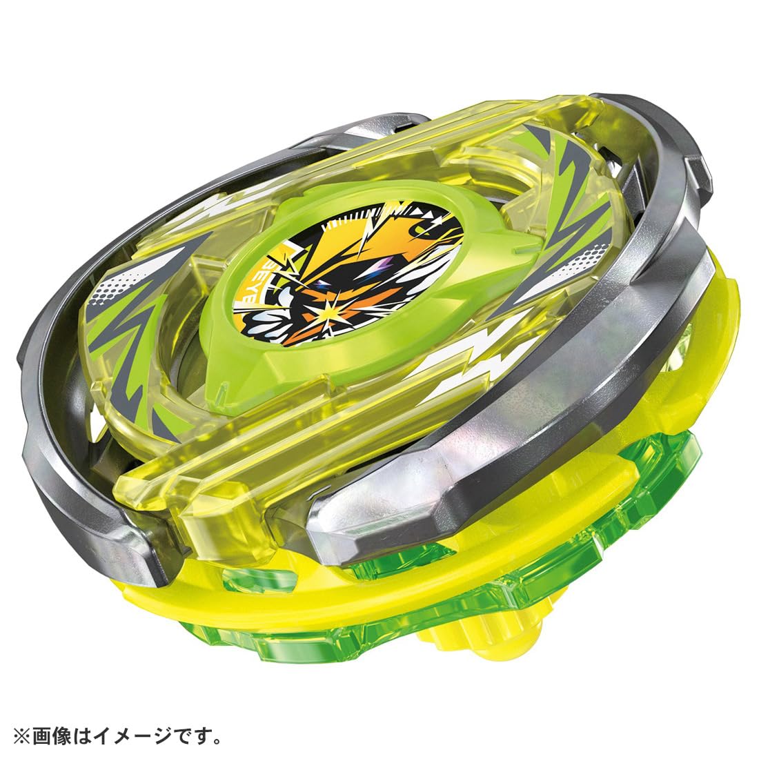 Takara Tomy Beyblade X CX-02 ratchet enables controlled releases during battles.